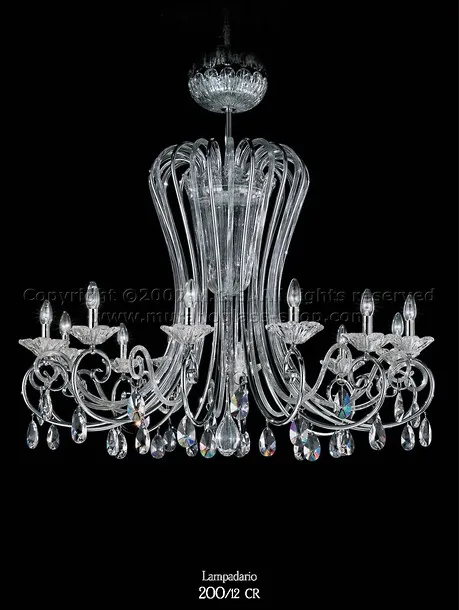 Lampadari serie 200, Lampadario in cristallo a cinque luci