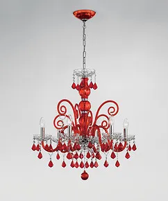 Lampadario boemia serie 1059, 8 luci, colore cristallo e nero