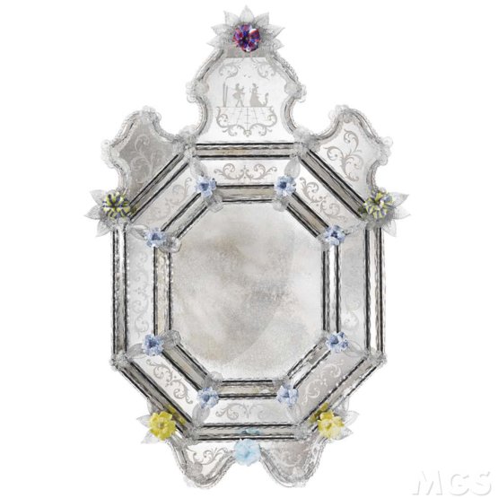 Specchio Antelmi, Specchio stile Veneziano inciso a mano