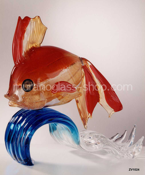 Pesce rosso, Pesce rosso su onda