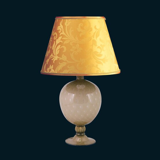 Lampade da tavolo serie 8682, Lampada da tavolo paglierino oro
