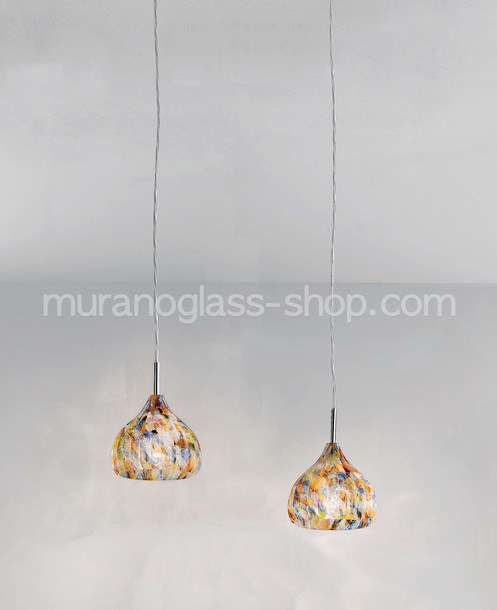 Sospensione Sphera, Sospensione moderna con murrine