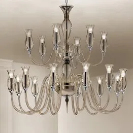 Lampadario moderno a diciotto luci