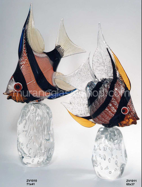 Pesce luna, Pesce luna decoro argento, lavorazione rigadin