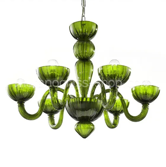 Lampadario Nielsen , Lampadario colore verde