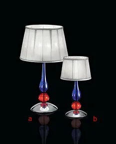 Lampada da tavolo multicolore