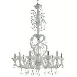 Lampadario Ca' Rezzonico colore Bianco 