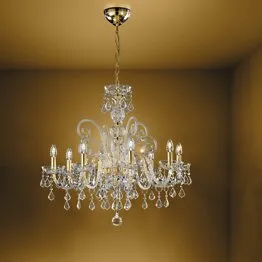 Lampadario tipo Boemia in cristallo