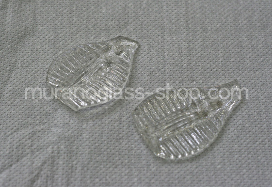 Foglie, Foglia in cristallo per specchi 7cm