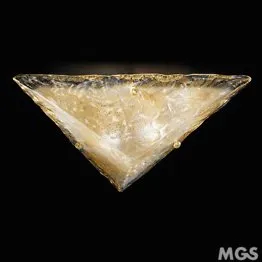 Plafoniera monolite in graniglia ambra