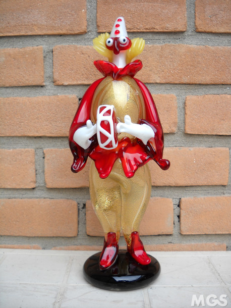 Clown con maschera, Clown con maschera oro