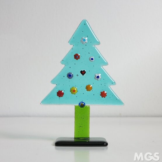 Albero di Natale, Albero di Natale piccolo in colore azzurro