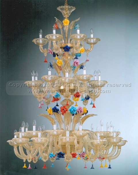 Lampadari serie 303, Lampadario 24 + 12 + 6 luci