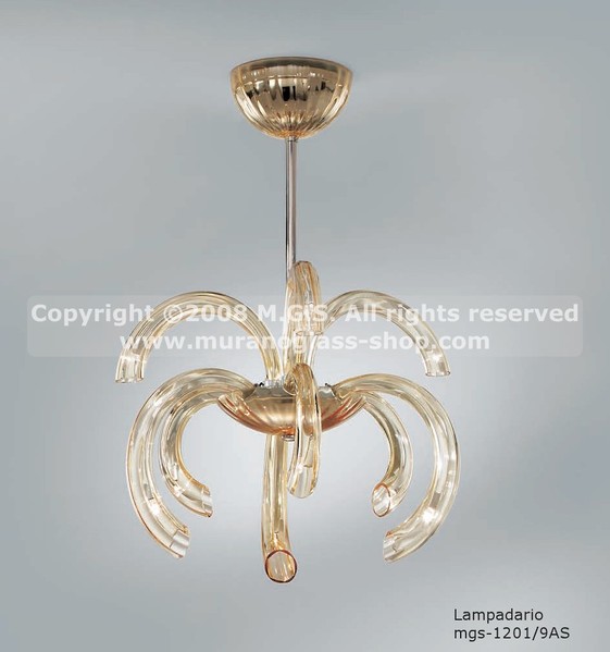 Lampadari serie 1201, Lampadario ambra sommerso
