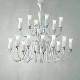 Lampadario moderno a diciotto luci