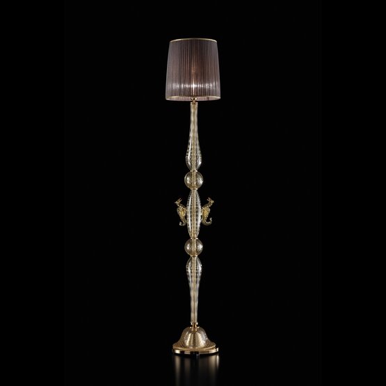 Piantana Aegon, Piantana in cristallo ed oro 24k