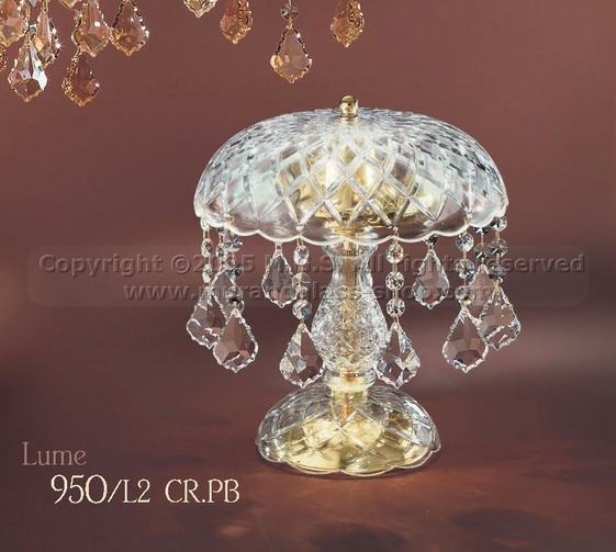 lampade da tavolo Boemia serie 950, Lume tipo Boemia cristallo