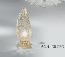 Lume in graniglia di cristallo e oro 24k