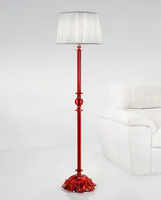 Piantana colore rosso