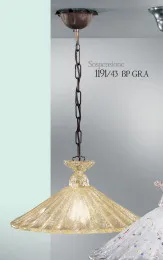 Sospensione in graniglia ambra